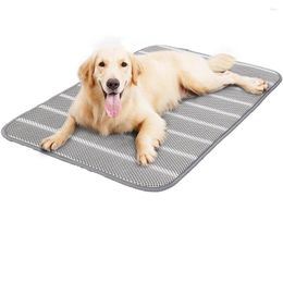 Kennels Washable Pet Cooling Mats For Dogs Foldable Summer Anti-slip Blanket Sleeping Pad Bed Sofa Cushion Nest Keeping Cool