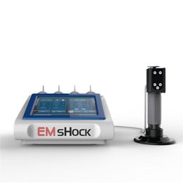 2 in 1 Electromagnetic Shock Wave Pain Relief Shockwave Machine EMS Muscle Stimulator EMShock Body Joint Pain Relief And ED Treatment Physiotherapy Equipment