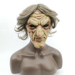 Halloween Cosplay Horror Witch Mask Old Witch Old Granny Latex Mask Scary Mask Halloween Easter Carnival Party Props