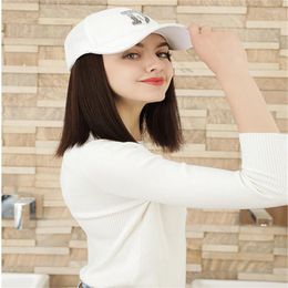 Ball Caps Ladies Bright Diamond Letters Baseball Cap Trendy Fashion One-Piece