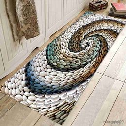 Carpets Home Decor Bathroom Kitchen Carpet Corridor Door Mat Anti-Slip Carpet Kitchen Mat Bathroom Mat Wood Grain Floor Mat 120x160cm R230725