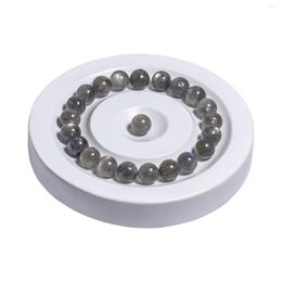 Jewellery Pouches DIY Bracelates Necklace Grey Acrylic Plate Beading Tray Design Measuring Tools Crafts Gifts Display Board Accessories