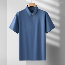 Мужские рубашки прибытие мода Супер большие летние тонкие деловые повседневные половые футболки с коротким рукавом Polo Plus Plus Size XL-4XL5XL6XL7XL