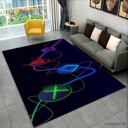 Carpets Gamer Game Gamepad Area Rug Carpet Rug for Living Room Kids Bedroom Sofa Kitchen Doormat Decor Child Non-slip Floor Mat R230725