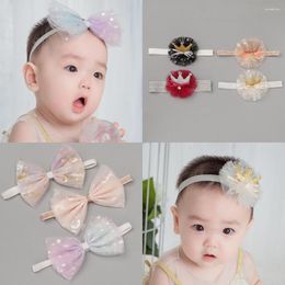 Hair Accessories 1 PCS Baby Girl Headband Infant Bowknot Band Star Crown Born Headwear Headwrap Gift Toddlers Bandage Ribbon