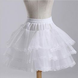 Girls Underskirt Short Dress Petticoat Lolita Petticoat Ballet Tutu Skirt Rockabilly Crinoline311a