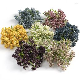 Decorative Flowers 10/20Pcs Artificial Silk Head Diy Wedding Party Christmas Luxury Home Decoration Fake Flower Table Garden Accessories