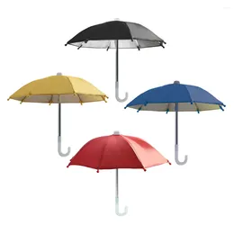 Umbrellas Motorcycle Umbrella Riding Small Decorative Bicycle Visor Phone Holder Car