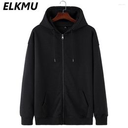 Men's Hoodies Zip Up Hoodie Men Loose Casual Sweatshirts Spring Autumn Unisex Top Clothes 3XL