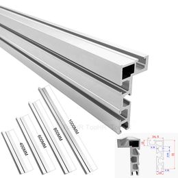 Joiners Aluminium Profile Fence 75 Type Mitre Track Ttrack Backer 40100cm Sliding Brackets Tslot for Table Saw Woodworking Workbench