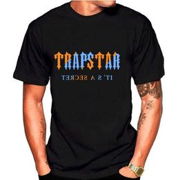 Mens Trapstar t Shirt Short Sleeve Print clothing mens designer shirts Sports Summer Black fashion polo women T-Shirt luxury clothes dunks shirt Motion current 66ess