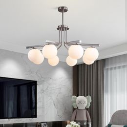 Chandeliers Modern Simple Dining Room Bar Bedroom Vintage Main Light Creative Living Nordic Bauhaus Ancient Magic Bean Chandelier