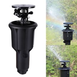 Watering Equipments Inlet 1 2" 3 4" Integrated Female Thread Pop Up Rocker Rotary Sprinkler Lawn Farmland Automatic Irrigation Buried Impact Nozzles 230721