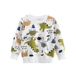 Hoodies Sweatshirts Boys 2022 SpringAutumn Tops Long Sleeve Clothes Children Girl Print Cartoon Child Dinosaur Fashion Sweatshirt Outerwear Costume J230724