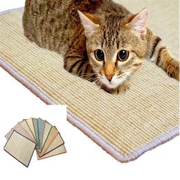 Sisal Cat Scratcher Board Scratching Post Mat Toy for Catnip Tower Climbing Tree Pad Cooling Litter Mat Lounger Pet266T