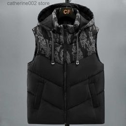 Men's Vests Plus Size S-5XL Autumn Winter Men Thick Vest 2023 Brand Camouflage Sleeveless Jacket For Men Hooded Warm Casual Cotton Waistcoat T230724