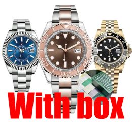 2023 Luxury Mens Watch Men Designer Watches High Quality Top Ceramic Bezel 904l Stainless Steel 40mm Automatic Mechanical Movement Waterproof Luxe Watches with Box