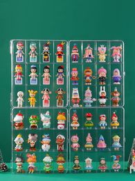 Storage Boxes Bins Other Housekeeping Organisation Blind Box Showcase Action Figures Display Case Model Collectible Dustproof Toy Doll Storage Organiser 230721