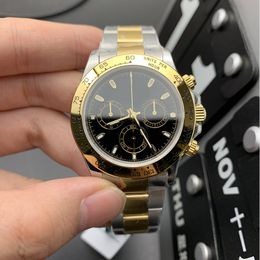 Luxury men's watch 40mm U1 watch automatic watch gold sapphire crystal designer men's watch 904L stainless steel strap panda dial Montre De Luxe watch dhgates watch 007