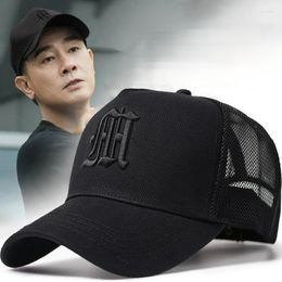 Ball Caps Big Head Plus Size Men's Hat Baseball Cap For Male 2023 Summer Sports Hip Hop Breathable Mesh Trucker Hard Structure