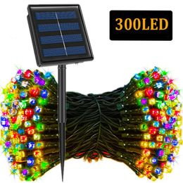 Outdoor Led Solar String Lights Fairy Light Solar Powered Garland Lights 8 Mode Garden Wedding Decoration Waterproof