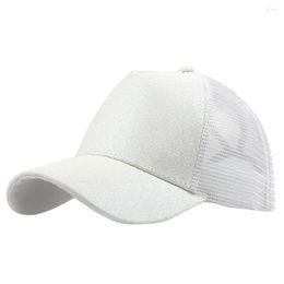 Ball Caps Unisex Mesh Breathable Baseball Cap Wide Brim Visor Sunshade Sunscreen Hats Solid Color Simple Casual Outdoor Sports Gorras