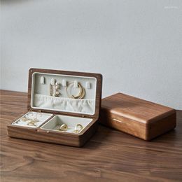 Jewellery Pouches Wholesale 5pcs/lot Jewerly Box Organiser Storage Wooden Necklace Earring Presentation Case