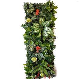 Decorative Flowers Artificial Plants Grass Wall Panel Boxwood Hedge 15.74inch 47.24inch Faux Fake Moss Suitable For Outdoor Indoor Garden