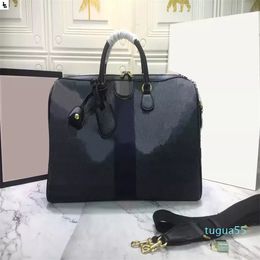 Genuine Leather Giant Duffel Bags Luxury Designers Handbag Women Speedy Travel Bag Large Capacity Travelling Shoulder Purse