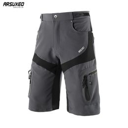 ARSUXEO Men's Cycling Shorts MTB Outdoor Sports Downhill Mountain Bike Bicycle Shorts Water Resistant Breathable 1806