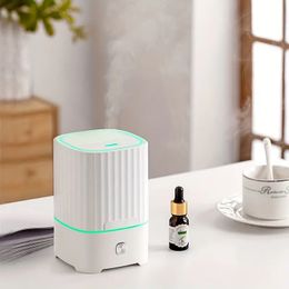 1pc Portable Usb Air Humidifier, 7 Colours LED Light Mini 280ml H2o Spray Mist Humidifier, Aroma Essential Oil Diffuser, Usb Air Humidifier, For Home Bedroom Or Dormitory