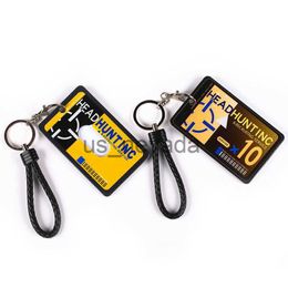 Keychains Lanyards Keychain Womans Game Arknights Key Chain Bags Men Cartoon Pendant Key Ring Unisex Elegant Bus Card Sets Metal Jewellery Llaveros J230724