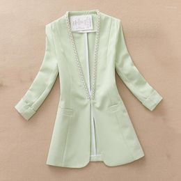 Women's Suits 2023 Women Blazers Jackets Spring Summer Fashion Thin Single Button Blazer Female Tops Elegant Office Lady Suit Coats