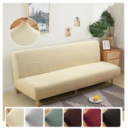 Chair Covers Jacquard Fabric Sofa Bed Cover Folding Seat Slipcovers Stretch Couch Protector Elastic Futon Bench For Home