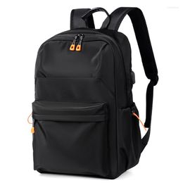 Backpack 14-inch Fashion Multifunctional USB Student Schoolbag Casual Shoulder Men And Women Universal Computer Bag