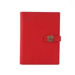 Size Magnet Buckle Notebook Hand Book/Simple Notepad/Loose-Leaf Stationery/Thickened Diary TPN084