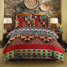 Bedding sets Bohemian 3d comforter bedding set queen size duvet cover Pillowcase bed linen full 230724