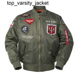 New 2023 womens mens Autumn letterman varsity baseball fashion brand Pilot force flight college tactical military army men womens Letterman Jacket