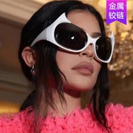 Sunglasses 2023 Sexy Cateye Y2K Punk Fashion Sun Glasses For Men Women Oversized Shades UV400
