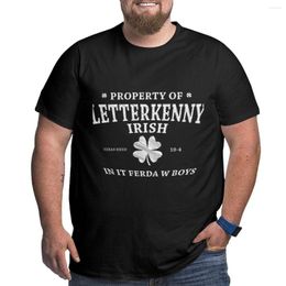 Men's Polos Property Of Letterkenny Irish T-Shirt Large Size Custom T Shirts Anime Mens Graphic T-shirts