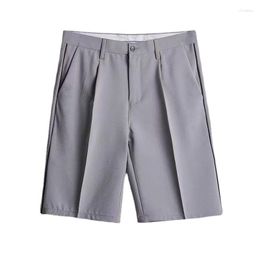 Men's Shorts Summer Pure Linen Solid Color Short Trousers Male Plus Size Breathable Flax Casual Arrival W93