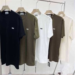 Summer Kith the Dye T shirt Men Women Quality Classic Flocked Box Tee Oversize Short Sleeve Wholesale