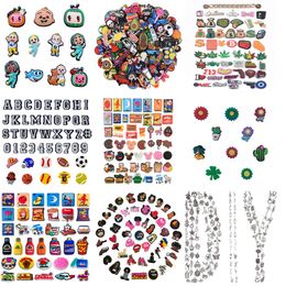 Shoe Parts Accessories Bihrtc Jewellery Making Sier Charms Mixed Smooth Alloy Metal Pendants Diy Antique Abc Letter Handmade F Series Randomly