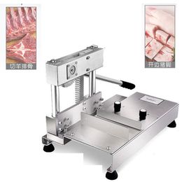 LINBOSS Manual Meat Bone Cutter Bone Cutting Daw Bone Daw Machine Thickening Stainless Steel Rib Cutting Machine