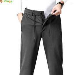Men's Pants 2023 Military Green Lace-up Fashion Casual Trousers Black Gray Men Pantalon M-5XL 6XL
