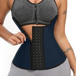 Waist Tummy Shaper Slimming Sheath Steel Boned Waist Trainer Latex Colombian Belt Modeling Strap Body Shaper Reductive Girdle Tummy Trimmer XS-3XL 230818