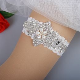 Bridal Garters Lace Rhinestones Pearls Beads Vintage Prom homecoming Wedding Garter Set Bridal Leg Garter Belt Set Plus Size259o