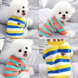 Dog Apparel Clothing Small Winter Warm Thick Teddy Pomeranee Bear Cute Web Celebrity Pet Fall/Winter