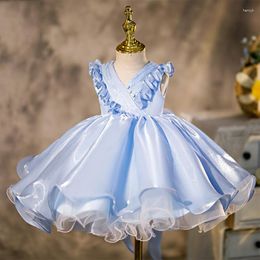 Girl Dresses Darling One-year-old Dress Fashion Children's Princess Bouffant Gauze Girls' Birthday Party