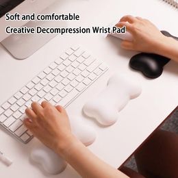 Gaming Mouse Pad Mice Wrist Rest Support Pad Ergonomic Soft Non-slip Wrist Rest Support Mat Computer Mousepad For Office V3N2